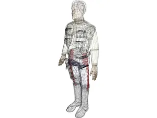 Star Wars Hans Solo 3D Model preview