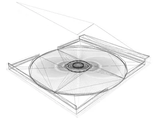 CD Box 3D Model preview