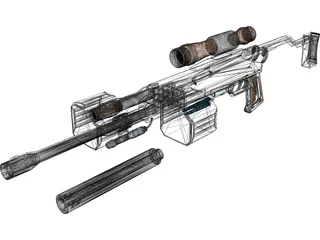 AR-36b 3D Model preview