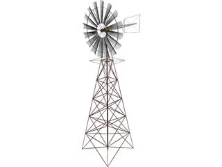 Windmill for Farm 3D Model preview