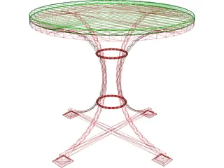 End Table 3D Model preview