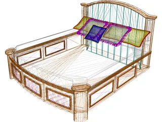 Bed Master Berth 3D Model preview