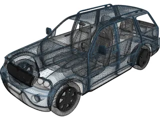 Lincoln Aviator 3D Model preview