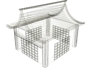 Pagoda 3D Model preview