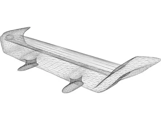 Spoiler 3D Model preview