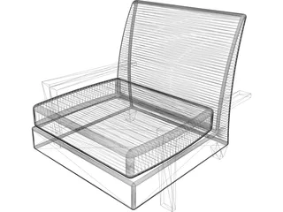Chair Lobby 3D Model preview