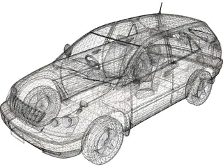 Toyota Harrier 3D Model preview