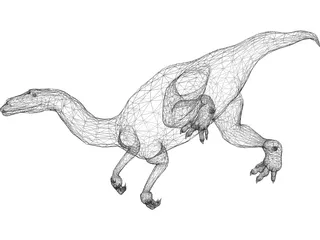 Plateosaurus 3D Model preview