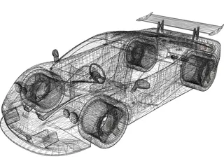 McLaren F1 3D Model preview