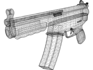 MP5 3D Model preview