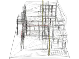 Schroder House 3D Model preview