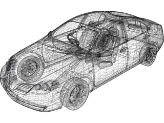 Nissan Primera (2001) 3D Model preview