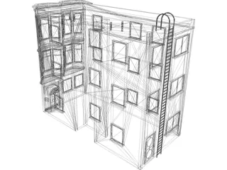 House Telegraph San Francisco 3D Model preview