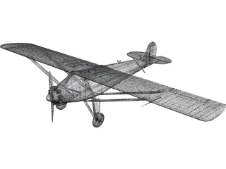 Ryan Spirit of St. Louis 3D Model preview