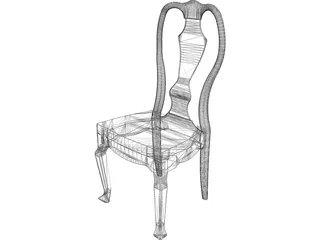 Chair Classic 3D Model preview