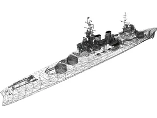 Renown Battlecruiser 3D Model preview