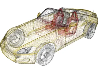 Honda S2000 3D Model preview