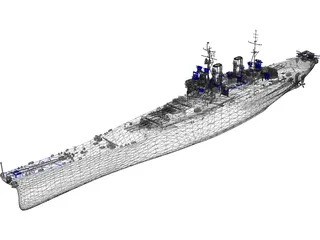 HMS Temeraire 3D Model preview