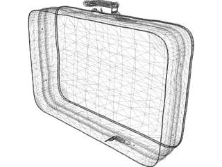 Traveling Suitcase 3D Model preview