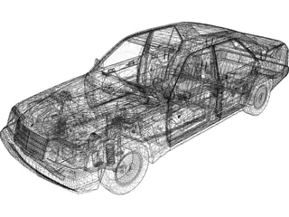 Mercedes-Benz 250d 3D Model preview