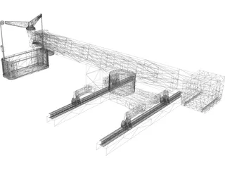 Window Crane (Large) 3D Model preview