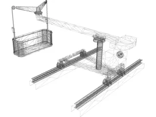 Window Crane (Small) 3D Model preview