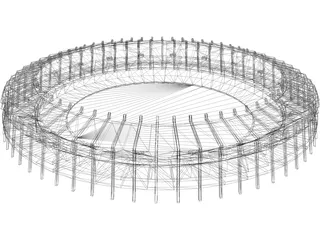 Stadium 3D Model preview