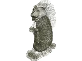 Merlion 3D Model preview