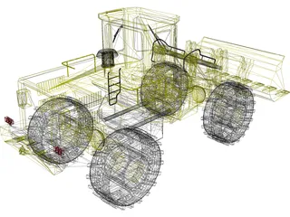 Front End Loader 3D Model preview