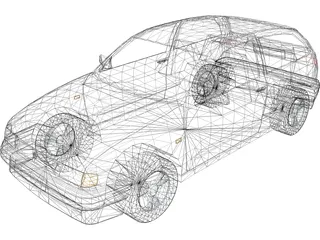 Seat Ibiza 3D Model preview