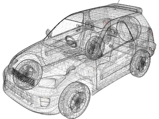 Toyota RAV4 (2000) 3D Model preview