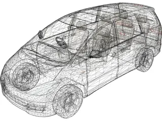 Toyota Privia [Estima] 3D Model preview