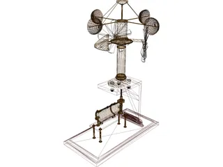 Anemometer 3D Model preview
