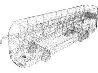 Bus 3D Model preview