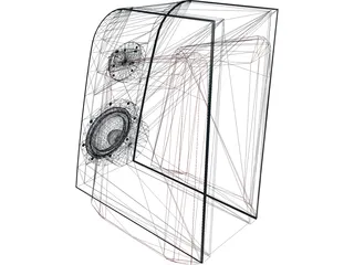 Speaker 3D Model preview