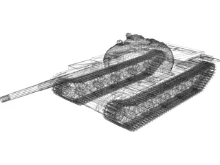 T-55 Tank 3D Model preview