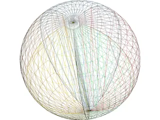 Beach Ball 3D Model preview