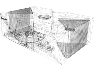 XBox Console 3D Model preview