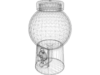 Gumball Machine 3D Model preview