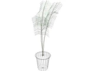 Potted Fern 3D Model preview