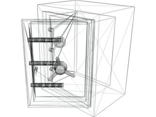 Safe Medium 3D Model preview