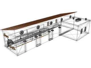 Bar Small 3D Model preview