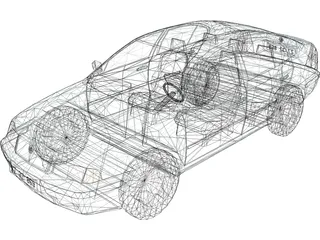 Skoda Octavia 3D Model preview