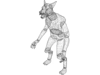 Warewolf 3D Model preview