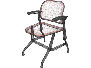 Steelcase Cachet Chair 3D Model preview