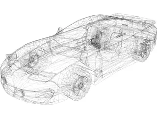 Pontiac Trans Am WS6 3D Model preview