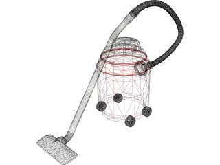 Shop VAC 3D Model preview