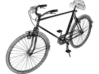 Bicycle JC Higgins 3spd English 3D Model preview