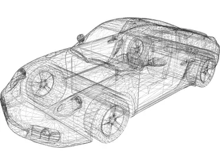 Porsche Cayman S 3D Model preview