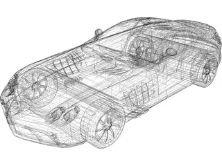 Mercedes-Benz SLR McLaren 3D Model preview